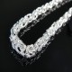 925 Silver Heavy Classic Twist Chain Necklace - SN09